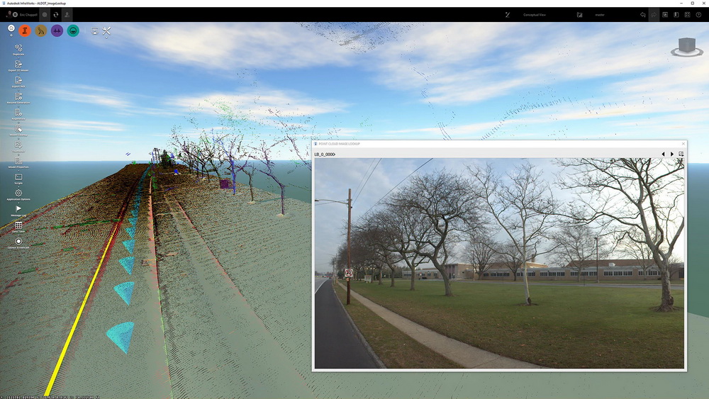InfraWorks 2019 Point clouds