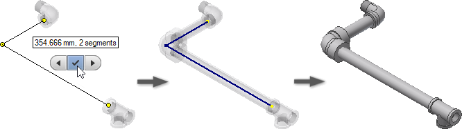New behavior for populating routes