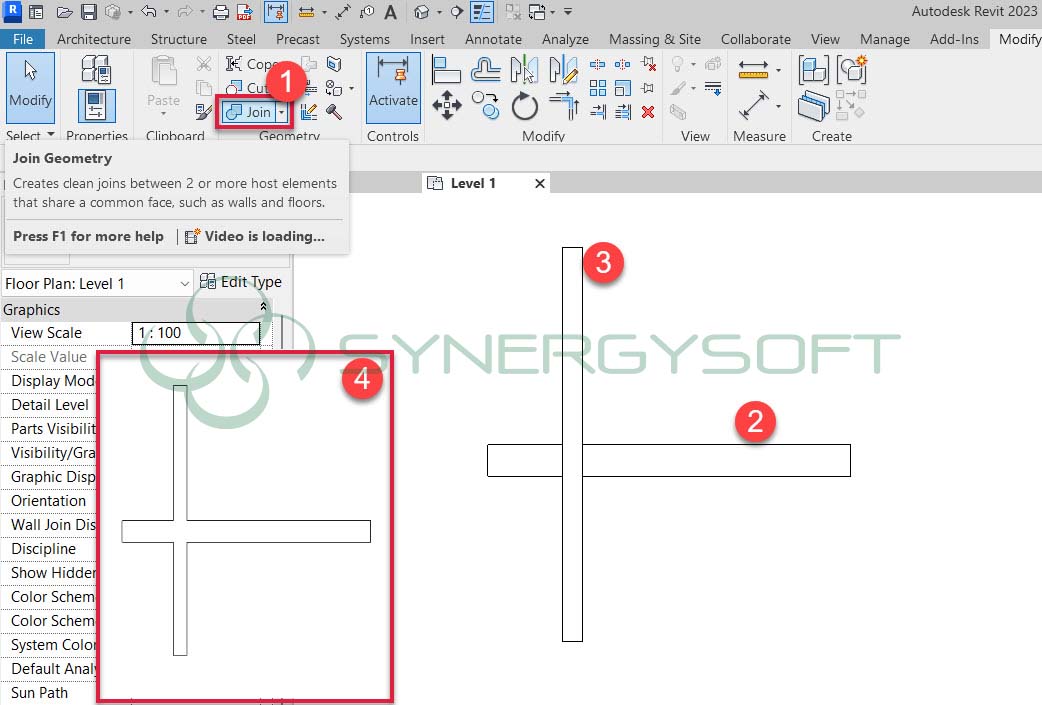 Casework Category Supports Join Geometry 03