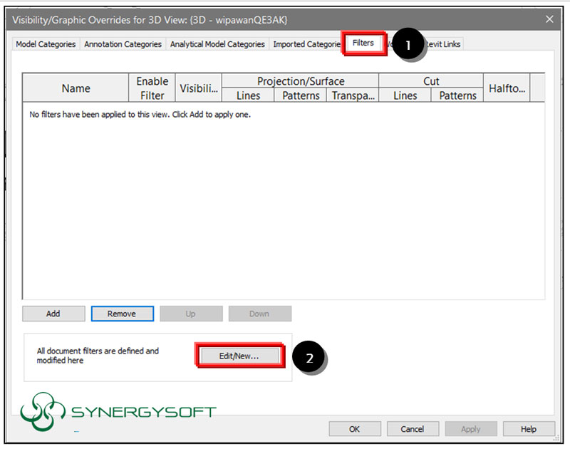 Phase parameters in View Filters 4