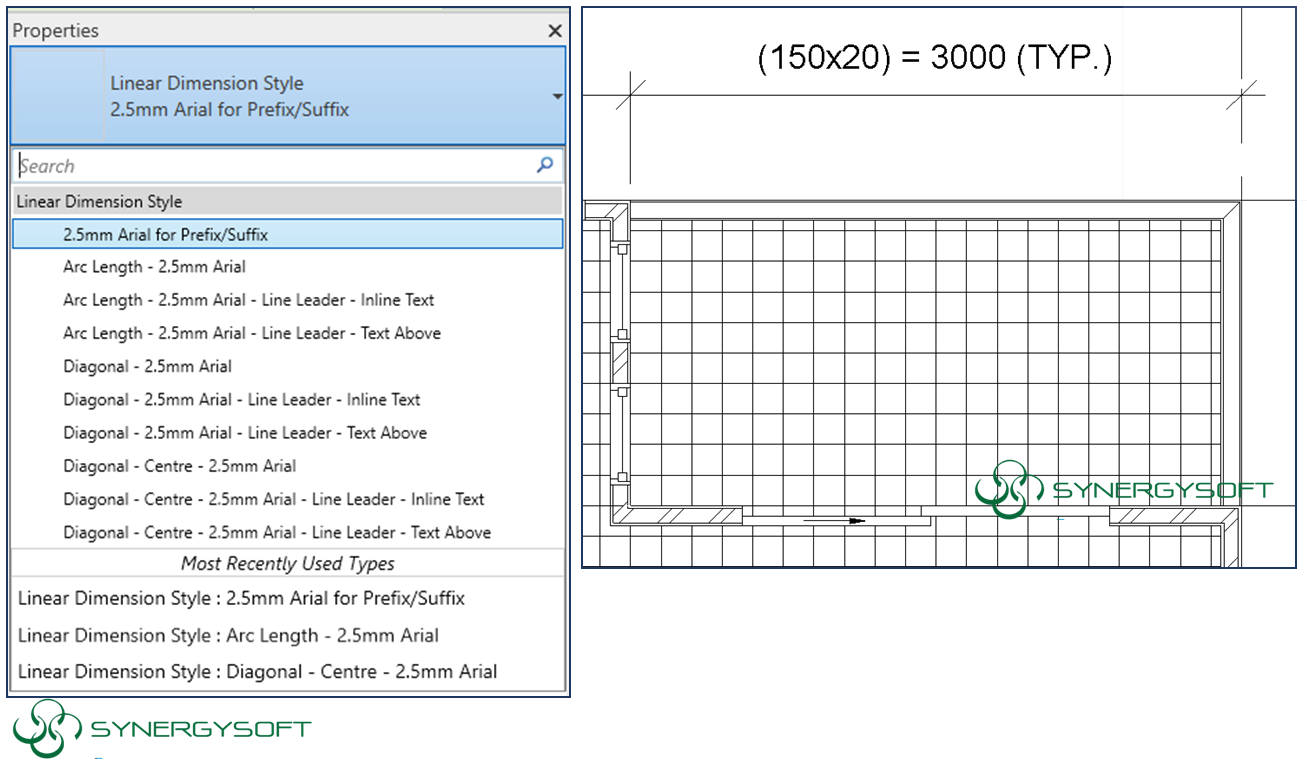 PrefixSuffix for Dimension Types 5