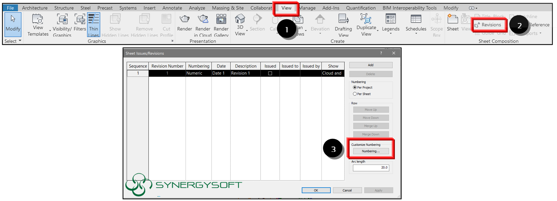 Synergysoft Revision Numbering2