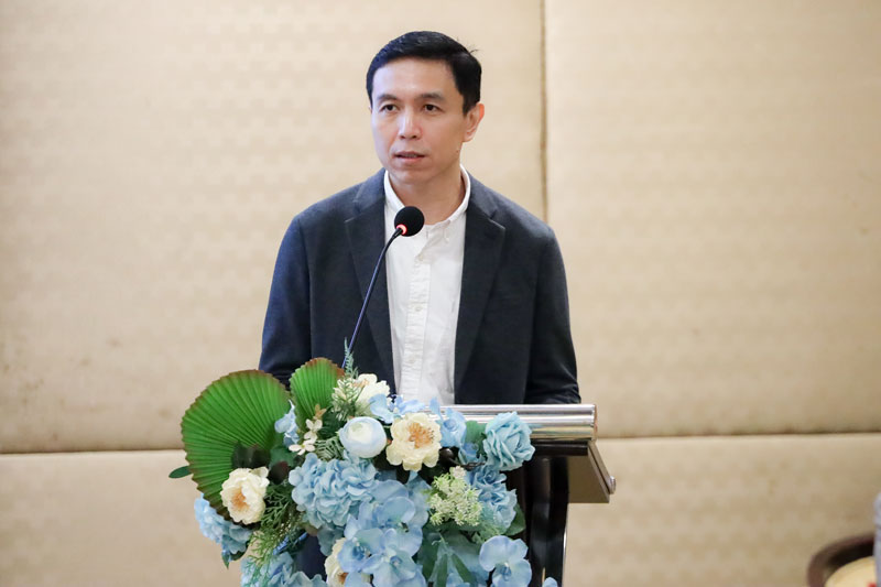 Mr. Thaung Htut Aung, Executive Director, AIT Solutions กล่าวเปิดงาน